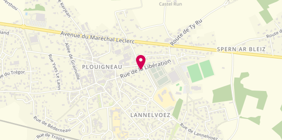 Plan de Helioseane, Rue de la Liberation, 29610 Plouigneau