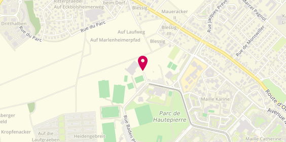Plan de BMX Strasbourg, Rue Baden Powell, 67200 Strasbourg