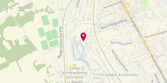 Plan de ASCE Canoë-Kayak, 94 Rue d'Angoulême, 91100 Corbeil-Essonnes
