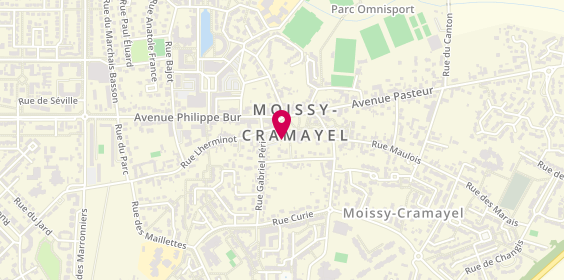 Plan de Club Moisséen d'Informatique, 6 place du Souvenir, 77550 Moissy-Cramayel