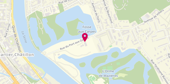 Plan de Centre Sportif Orme Mazieres, 6 Rue du Port Aux Dames, 91210 Draveil
