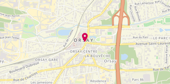 Plan de Association Tennis Club d'Orsay, 2 Place General Leclerc, 91400 Orsay