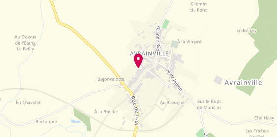 Plan de Ass Sportive Golf Toul-Avrainville A.S.G.T.A, Chemin Vau, 54385 Avrainville