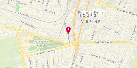 Plan de Crossfit Kaizoku Bourg-La-Reine, 21 Rue André Theuriet, 92340 Bourg-la-Reine