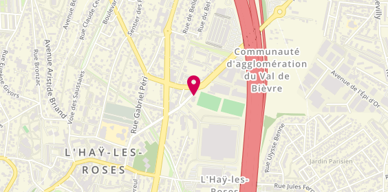 Plan de Body Gym 94, 36 Avenue du General de Gaulle, 94240 L'Haÿ-les-Roses