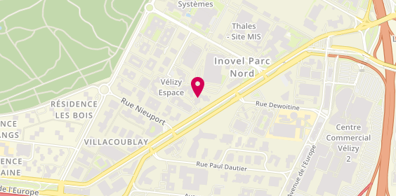 Plan de MedXcore Personal Training, 13 avenue Morane Saulnier, 78140 Vélizy-Villacoublay