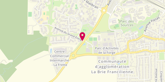 Plan de Fitness Park, Zone Commerciale Intermarché Avenue Moulin, 77680 Roissy-en-Brie