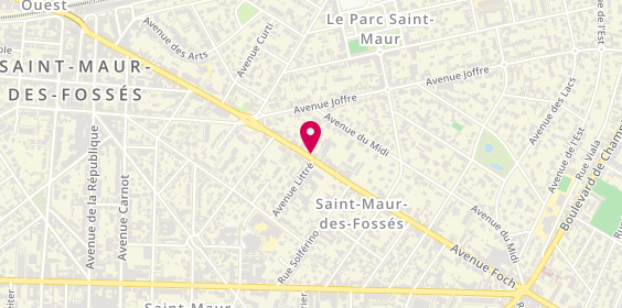 Plan de Body Vip, 67 avenue Foch, 94100 Saint-Maur-des-Fossés
