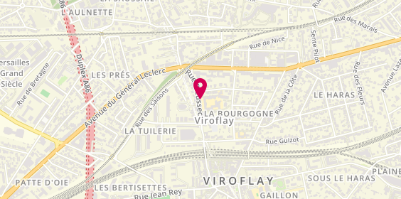 Plan de Gymnase des Arcades, 13 Rue Rieussec, 78220 Viroflay