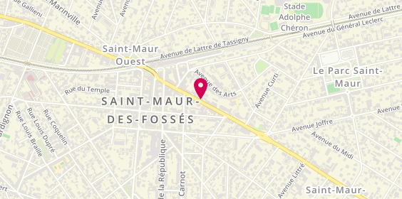 Plan de DIF Jean, 19 Bis avenue Foch, 94100 Saint-Maur-des-Fossés