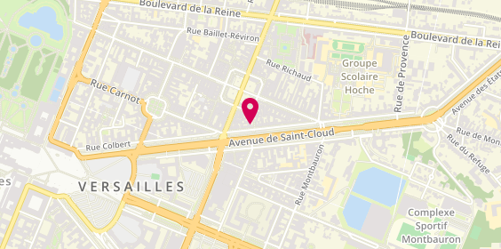Plan de We Coaching, 33 avenue de Saint-Cloud, 78000 Versailles