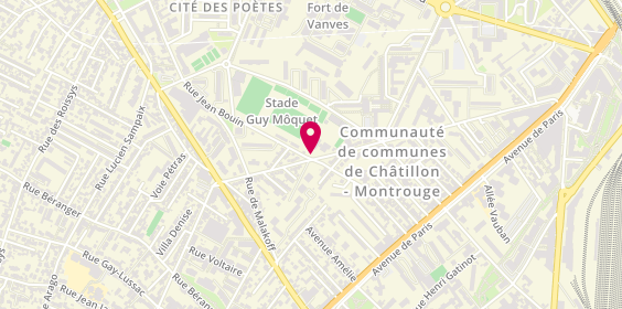 Plan de Stade Municipal, 35 Avenue Clément Perrière, 92320 Châtillon