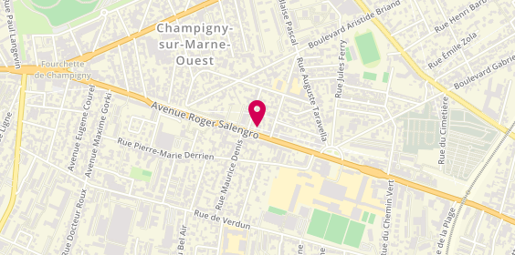 Plan de Planete Fitness, 101 avenue Roger Salengro, 94500 Champigny-sur-Marne