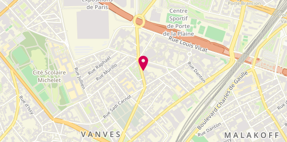 Plan de Fitness Park, 12 avenue Pasteur, 92170 Vanves