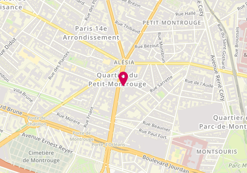 Plan de Fitness Park, 93 Avenue General Leclerc, 75014 Paris