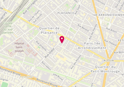Plan de Coach4you, 12 Rue Cécile Furtado-Heine, 75014 Paris