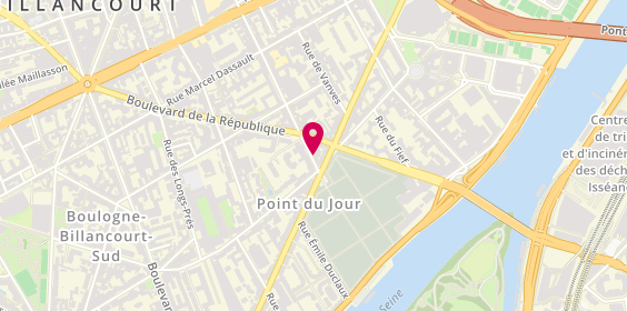 Plan de Atelier KBOX, 127 Rue Thiers, 92100 Boulogne-Billancourt