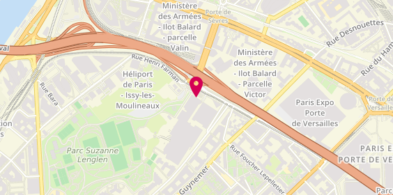 Plan de Forest Hill de l'Aquaboulevard de Paris, 4 Rue Louis Armand, 75015 Paris
