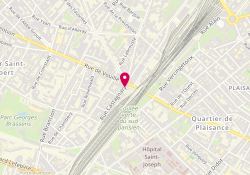 Plan de Studio Coach In, 41 Rue Castagnary, 75015 Paris