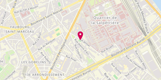 Plan de Tep Jenner, 47 Rue Jenner, 75013 Paris