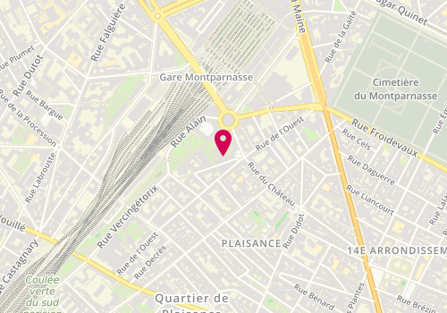 Plan de Salle de Sport Guilleminot, 22 Rue Guilleminot, 75014 Paris