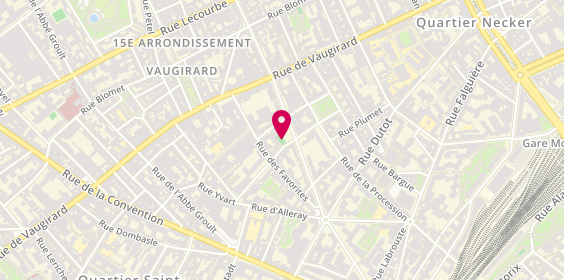 Plan de Tep Paul Barruel, 24 Rue Paul Barruel, 75015 Paris