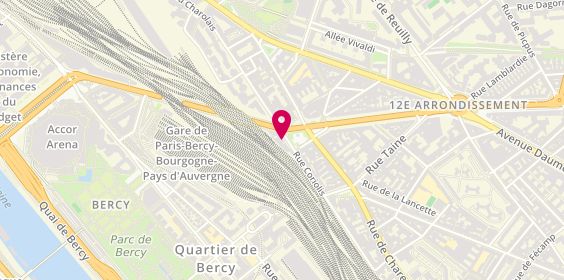 Plan de Lyn Fitness, 64 Boulevard de Bercy, 75012 Paris