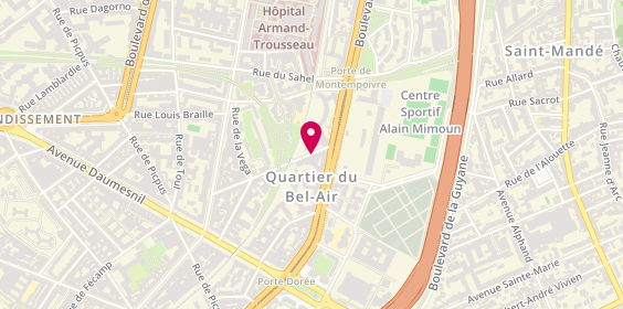 Plan de Comité Départemental de Badminton Paris, 32 Rue Rottembourg, 75012 Paris