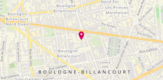Plan de RITM, 18 Rue de la Saussière, 92100 Boulogne-Billancourt