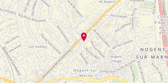 Plan de Elite Form, 65 Rue Théodore Honoré, 94130 Nogent-sur-Marne