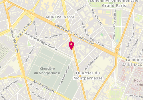 Plan de Les Cercles de la Forme, 226 Boulevard Raspail, 75014 Paris