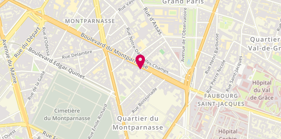 Plan de Basic Fit, Boulevard du Montparnasse 140, 75014 Paris