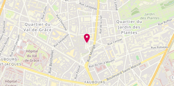 Plan de Gymnase des Patriarches, 6 place Bernard Halpern, 75005 Paris