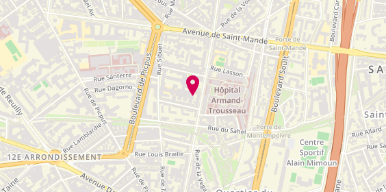 Plan de Basic-Fit Paris Avenue du Docteur Arnold Netter, Av. Du Dr Arnold Netter 17, 75012 Paris