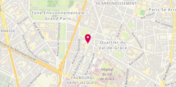 Plan de Gymnase Lavoisier, 10 Rue Pierre Nicole, 75005 Paris