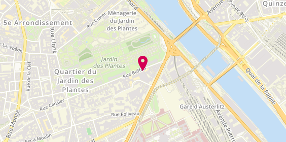 Plan de Gymnase Buffon, 13 Rue Buffon, 75005 Paris