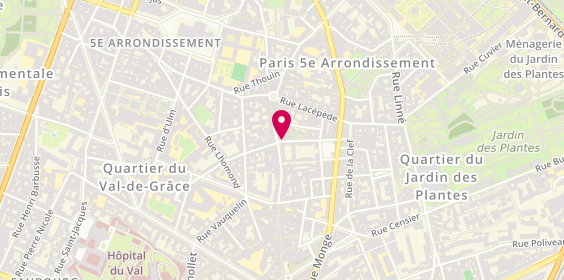 Plan de Gymnase Ortolan, 18 Rue Ortolan, 75005 Paris