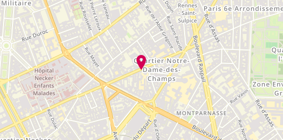 Plan de Gymnase Vaugirard Littre, 87 Rue Vaugirard, 75006 Paris