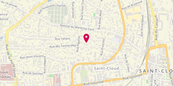 Plan de Saint Cloud (Uas), 48 Bis Rue des Tennerolles, 92210 Saint-Cloud