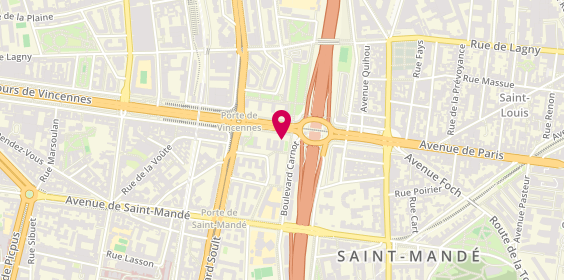 Plan de Cptt, 14 Avenue Porte de Vincennes, 75012 Paris