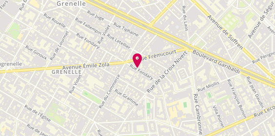 Plan de Studio Cambronne : Cours de danse et Yoga - Paris 15, 71 Rue Fondary, 75015 Paris