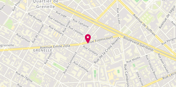 Plan de CMG Sports Club One Grenelle, 8 Rue Frémicourt, 75015 Paris