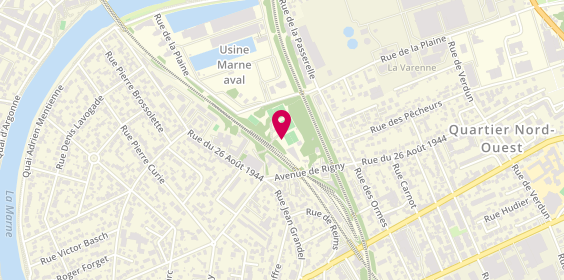 Plan de Tennis Club de Bry sur Marne, 67 avenue de Rigny, 94360 Bry-sur-Marne
