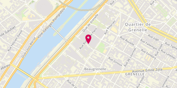 Plan de Bowling de Paris Front de Seine, 15 Rue Gaston de Caillavet, 75015 Paris