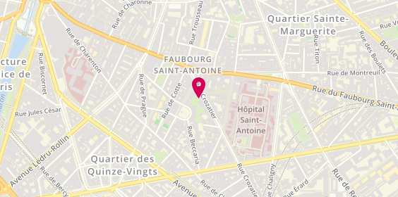 Plan de La Suite Coaching, 71 Rue Crozatier, 75012 Paris