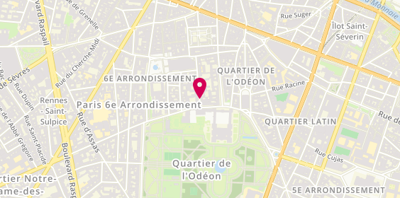 Plan de Gymnase Garancière, 17 Rue Garancière, 75006 Paris