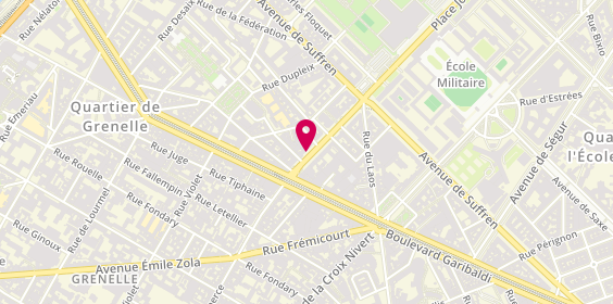 Plan de RITM, 62 Av. De la Motte-Picquet, 75015 Paris