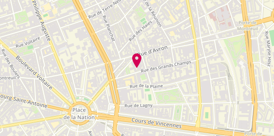 Plan de Basic Fit, 21 Rue des Grands Champs, 75020 Paris