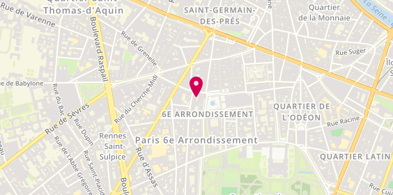 Plan de Basic-Fit Paris Rue du Vieux Colombier, 3 Rue du Vieux Colombier, 75006 Paris