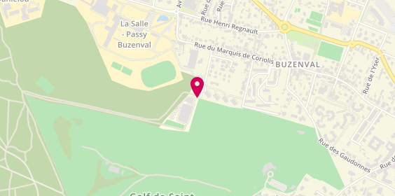 Plan de Centre Équestre de Buzenval- Poney club Rueil Malmaison/ Écurie de propriétaires, 16 Rue du Champtier, 92500 Rueil-Malmaison